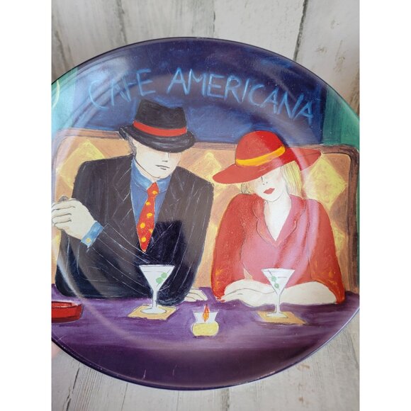 Sango Cafe Americana large oval plate kitchen home‎ decor vintage - Picture 3 of 6
